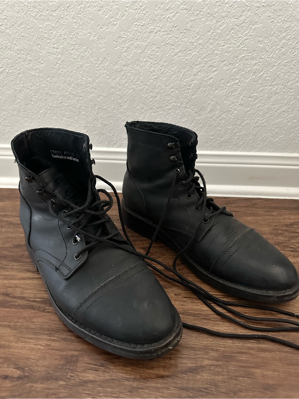 Thursday Men's Black Lace-Up Leather Boots